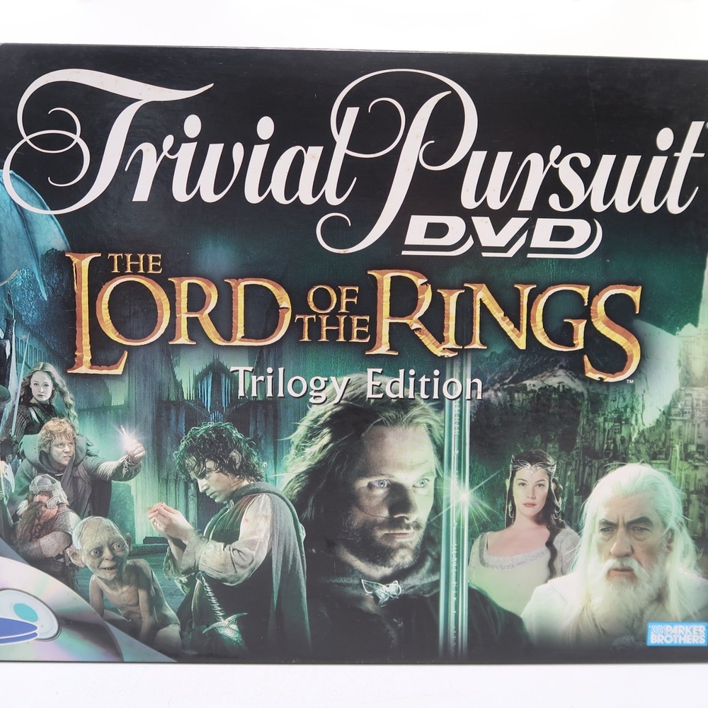 Parker Brothers Trivial Pursuit DVD Game Lord of the Rings: Trilogy Edition 2004